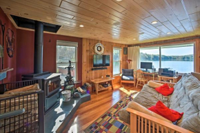 Lakeside Milford Home with Fire Pit and Paddleboat